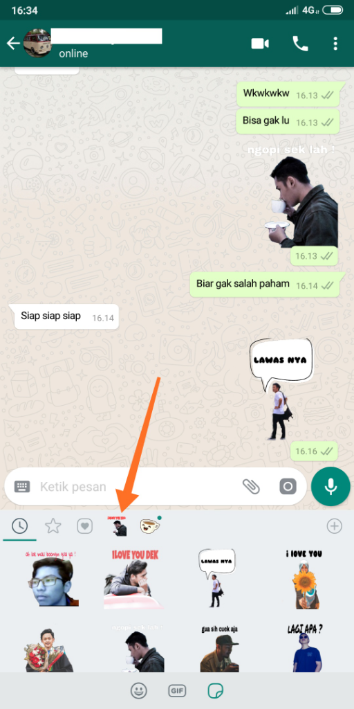 POTO PRIBADI BISA DIJADIIN STIKER DI WHATSAP GAN!! MAU TAU CARANYA? AUTO ENTER SINI 