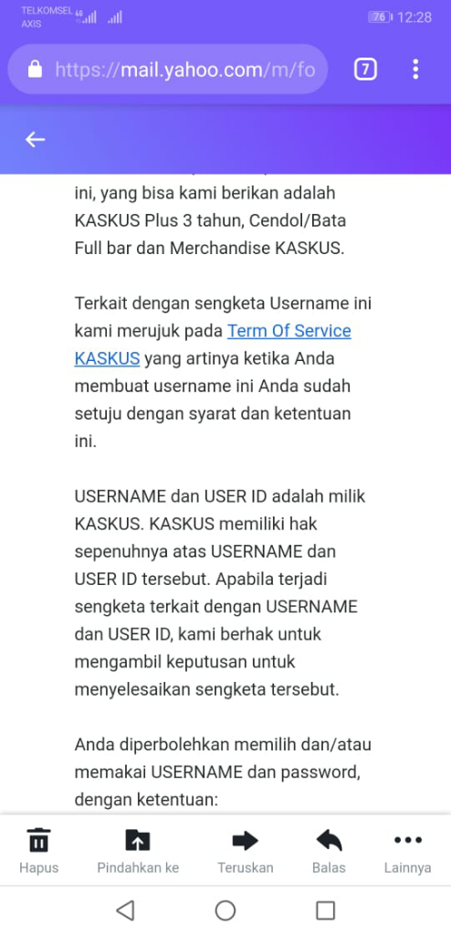 Kaskus Merebut Username kaskus