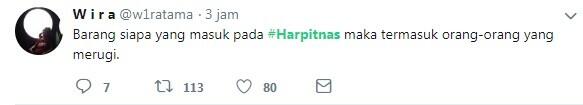 Harpitnas Trending di Twitter, Kiriman Netizen Asli Kocak-kocak
