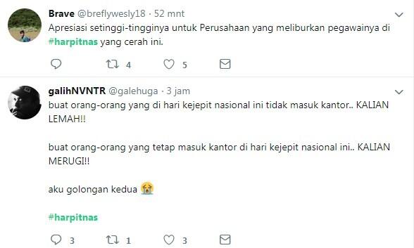 Harpitnas Trending di Twitter, Kiriman Netizen Asli Kocak-kocak
