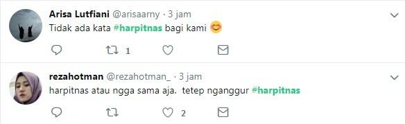 Harpitnas Trending di Twitter, Kiriman Netizen Asli Kocak-kocak