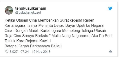 Kata Said Aqil Siradj Tanpa Pasukan Cina Tidak Ada Indonesia ...