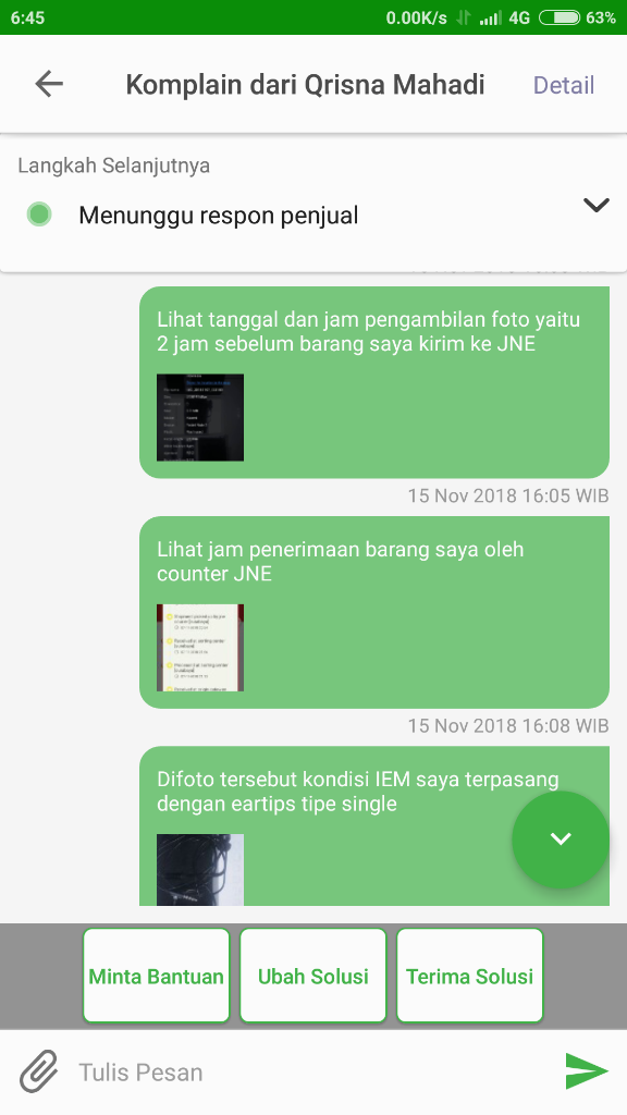 Admin Pusat Resolusi Tokopedia Sangat Teramat Bodoh Dan Bias Kepada Pembeli Nakal