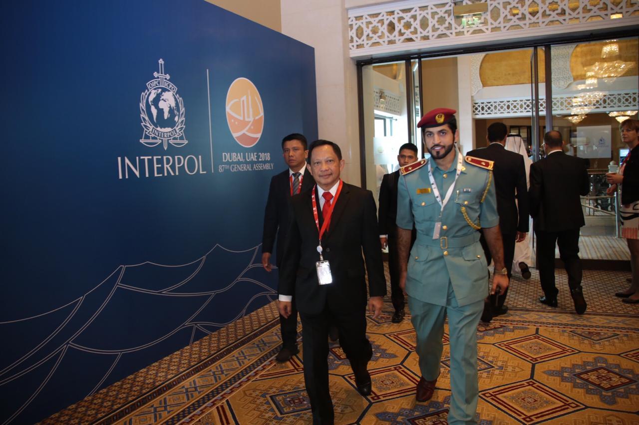 Kapolri Ajak Interpol Hadang Pendanaan Teroris Lintas Negara