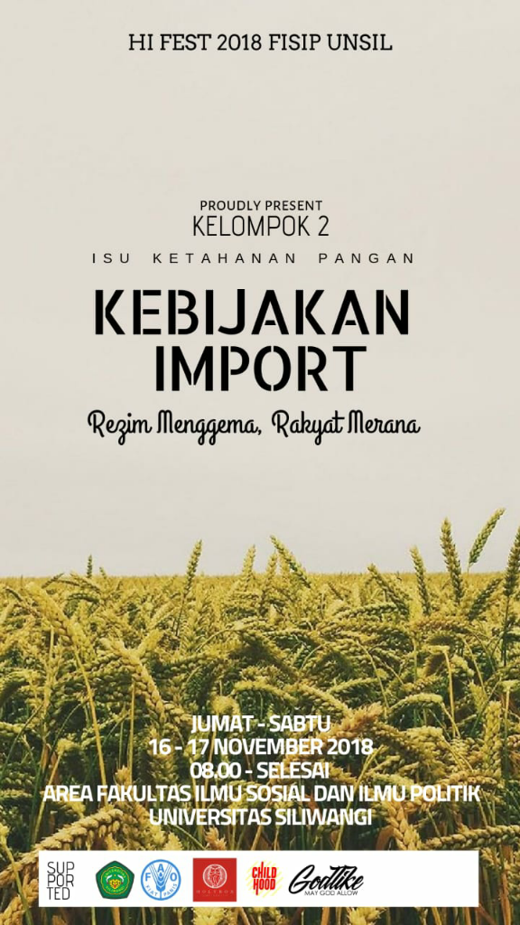 Ketahanan Pangan &quot;Rezim Menggema, Petani Merana&quot;