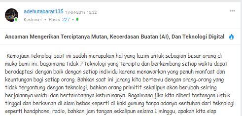 Kaskus itu ibarat mantan yang tak terlepaskan, (pasti balik, sejenuh apapun ane)
