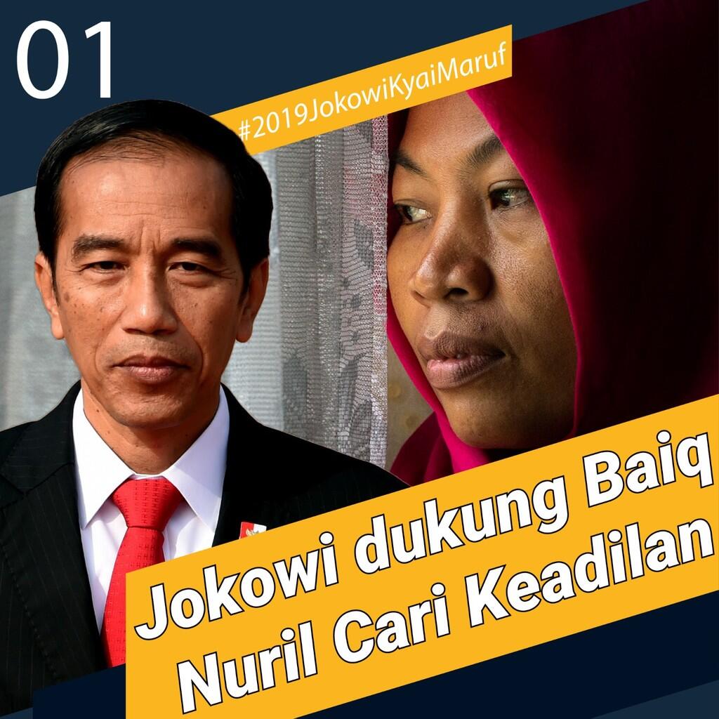 Tuntutan Amnesti untuk Nuril dan Jawaban Jokowi...