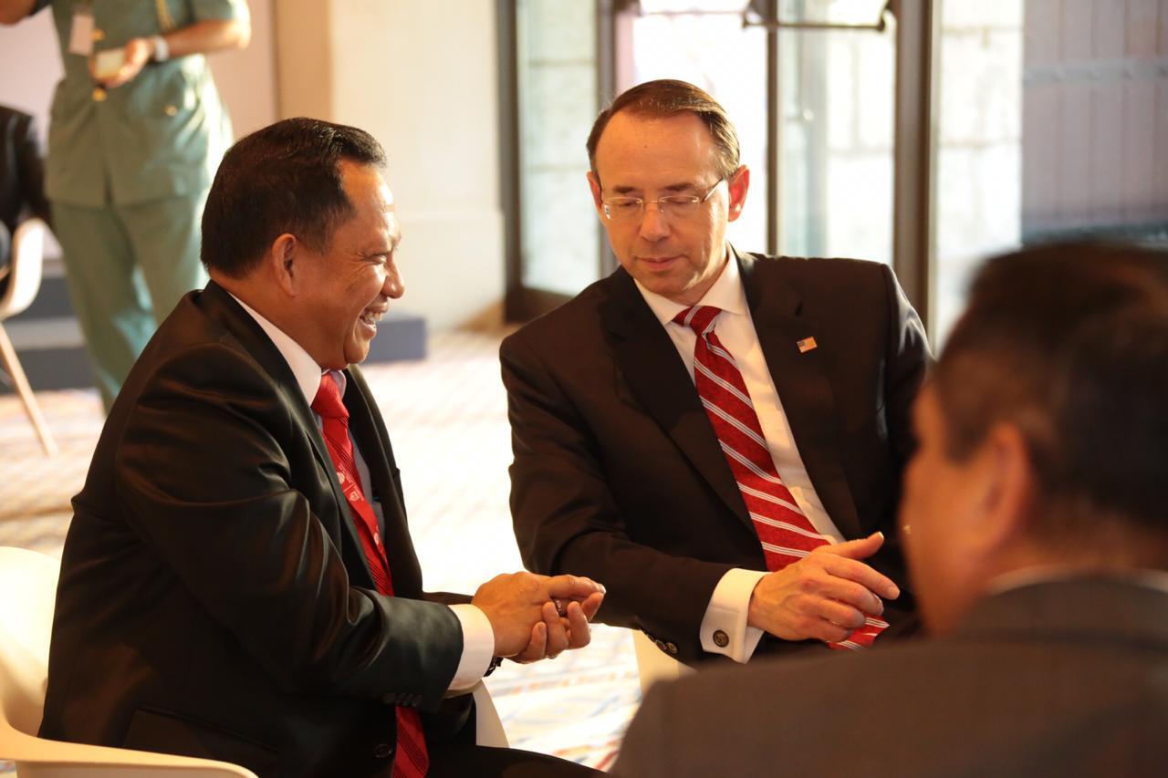 Pesona Kapolri di Sidang Interpol