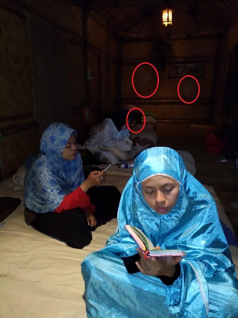 Penampakan di penginapan rafting
