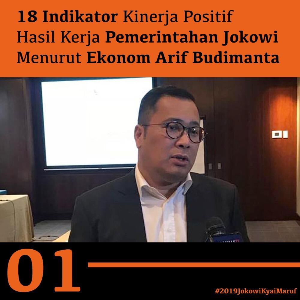 Arif Budimanta Ungkap 18 Keberhasilan Jokowi
