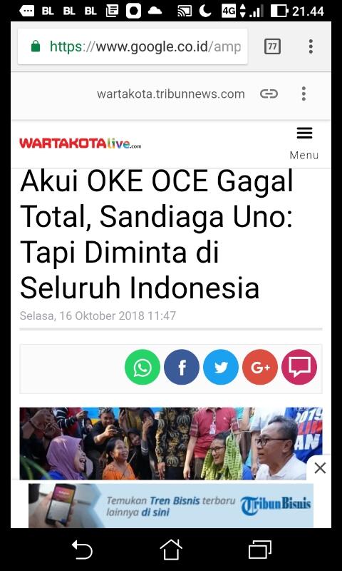 Sandiaga Uno Sebut Prabowo Gelisah Banyak Pemuda Menganggur
