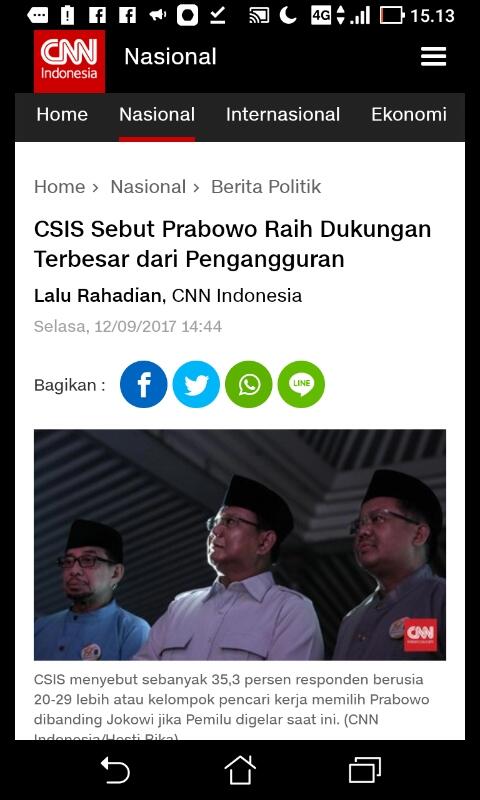 Sandiaga Uno Sebut Prabowo Gelisah Banyak Pemuda Menganggur