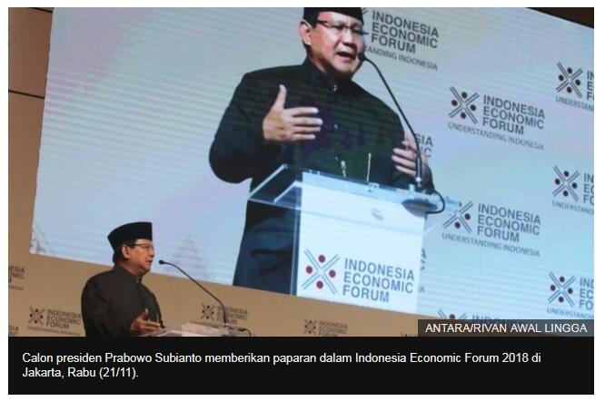 Prabowo : Pemindahan kedutaan Australia ke Yerusalem 'bukan masalah untuk Indonesia'