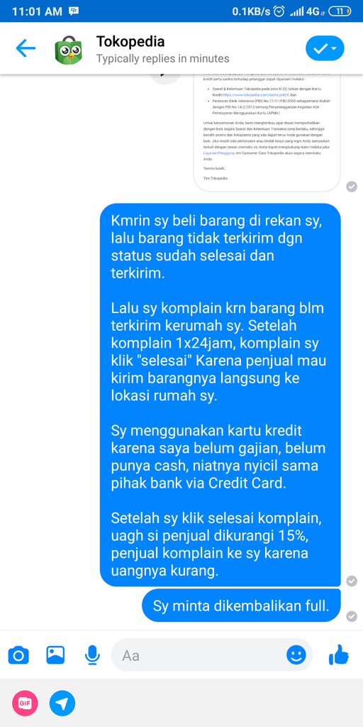 TOKOPEDIA MENGECEWAKAN PENJUAL & PEMBELI