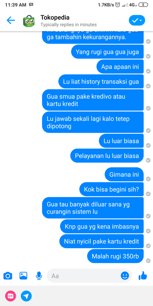 TOKOPEDIA MENGECEWAKAN PENJUAL & PEMBELI