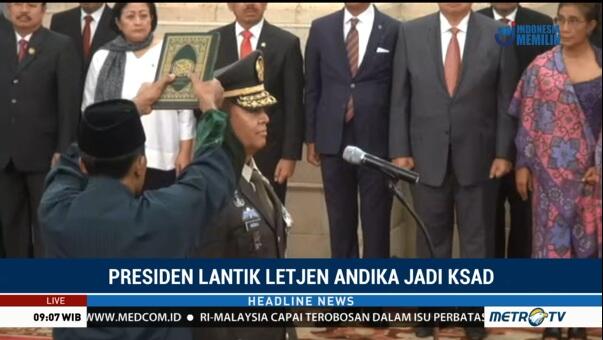Andika Perkasa Resmi KSAD