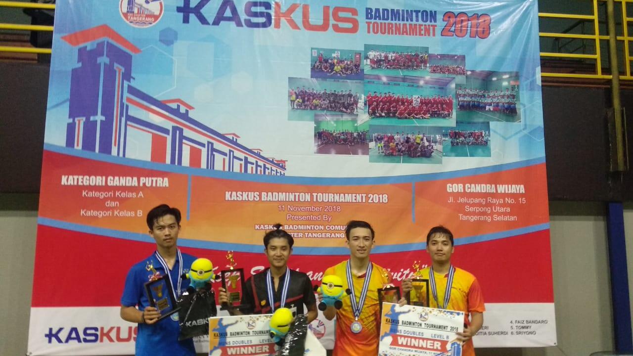(FR) Field Report Kaskus Badminton Community TURNAMENT 2018 (Present KBC Tangerang)