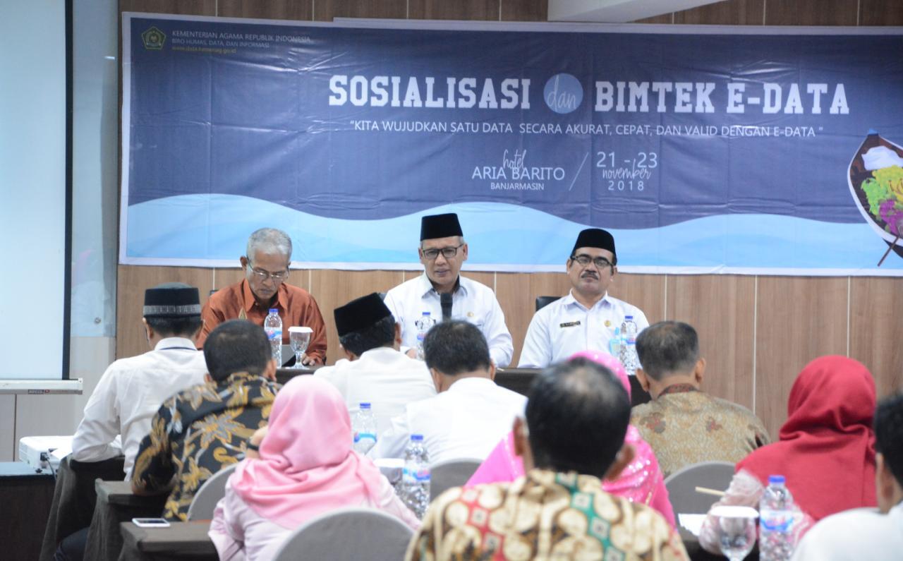 Kemenag Wujudkan Penerapan Satu Data ke Seluruh Kanwil