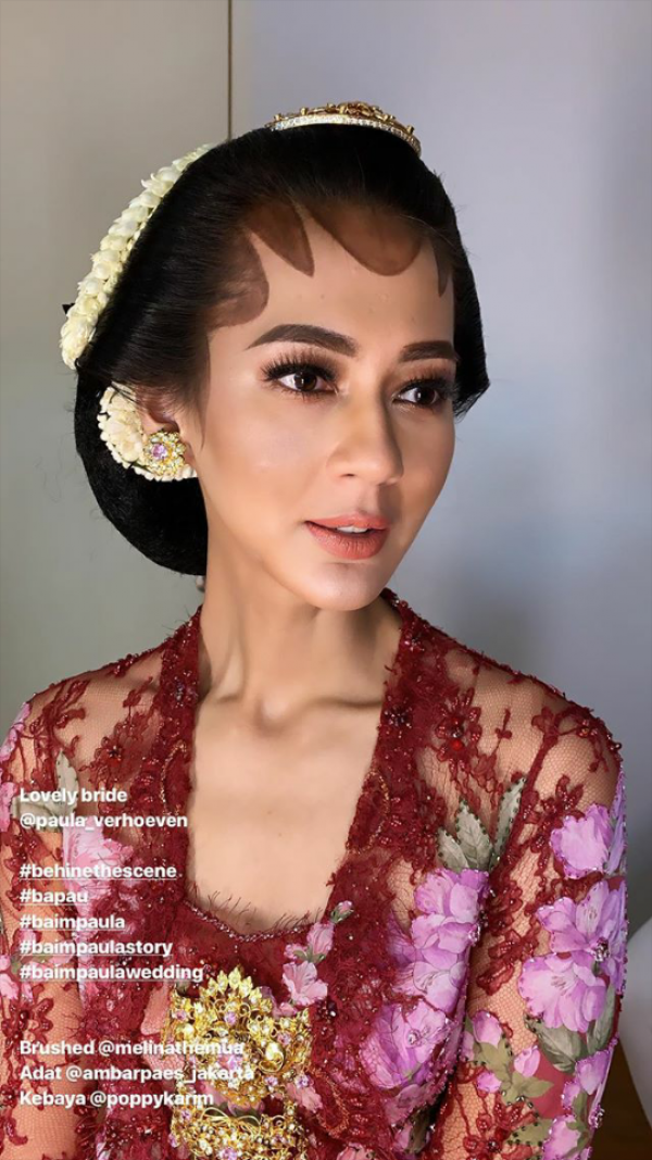 Dari Lamaran hingga Akad, Penampilan Paula Verhoeven Selalu Memesona