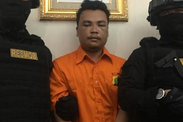 Rekonstruksi Jejak Tersangka Haris Simamora di Kaki Gunung Guntur