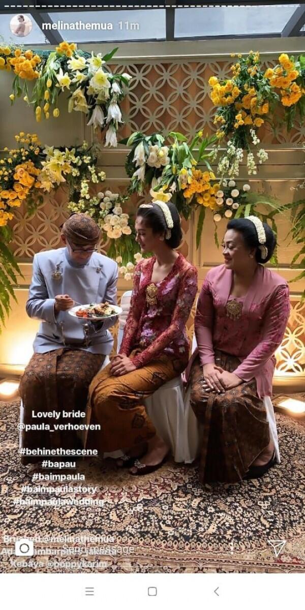 18 Arti Prosesi Sakral Pernikahan Adat Jawa yang Dijalani Paula-Baim