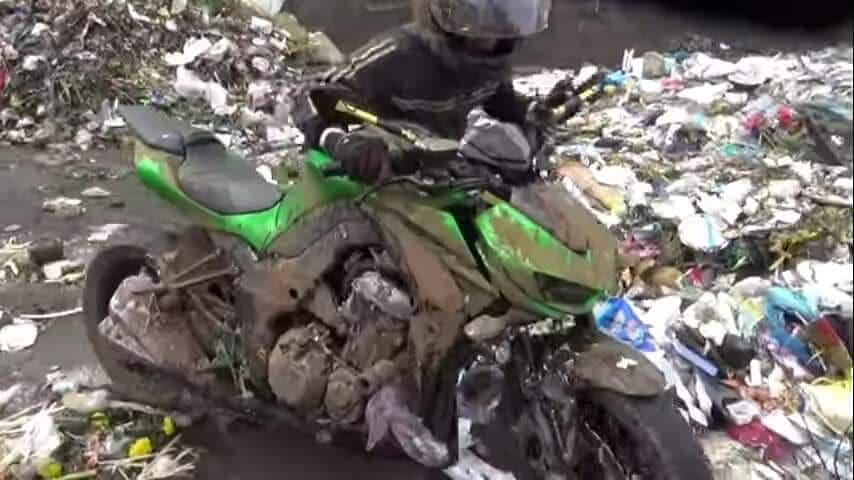 Viral Motor Rp 322 Juta di Buang ke Tempat Sampah, Ini Faktanya
