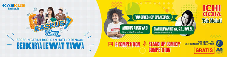 Abdur Mau Hibur Universitas Multimedia Nusantara? Bye-bye Gerah!
