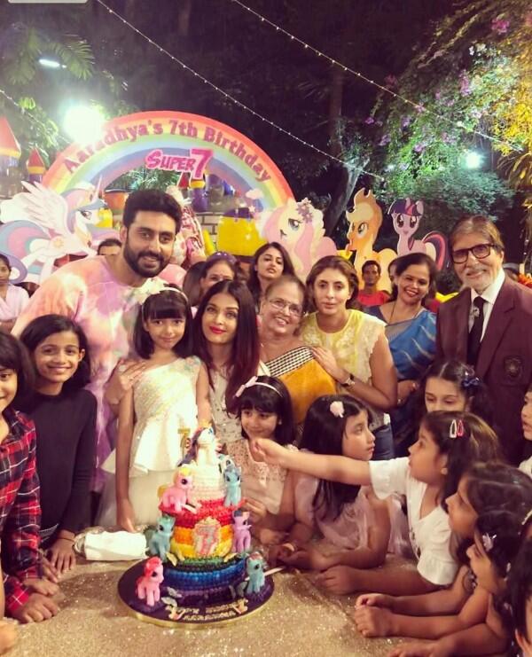 10 Potret Meriah Ulang Tahun Putri Aishwarya Rai-Abhishek Bachchan