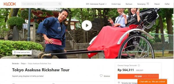 Asyiknya Ikut Rickshaw Tour, Naik Becak Tarik ala Bangsawan Jepang
