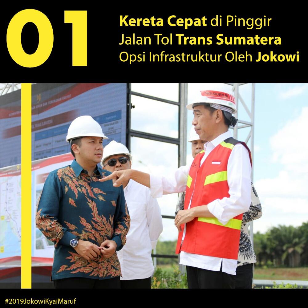 Jokowi Buka Opsi Bangun Kereta Cepat di Pinggir Tol Trans Sumatera