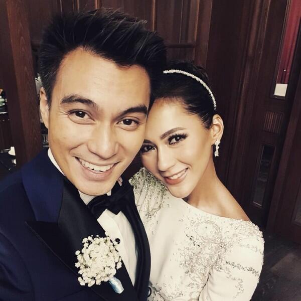 10 Potret Syahdu Resepsi Pernikahan Baim Wong dan Paula Verhoeven