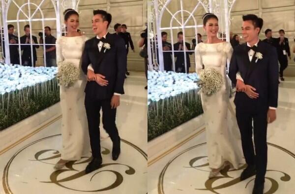 10 Potret Syahdu Resepsi Pernikahan Baim Wong dan Paula Verhoeven