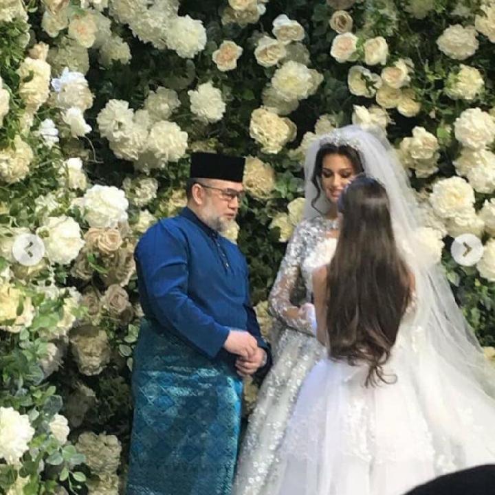 Viral Pernikahan Raja Malaysia dengan Ratu Kecantikan Rusia
