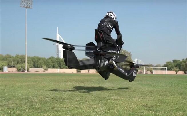 Canggih, Polisi di Dubai akan Bertugas Menggunakan Motor Terbang Hoverbike