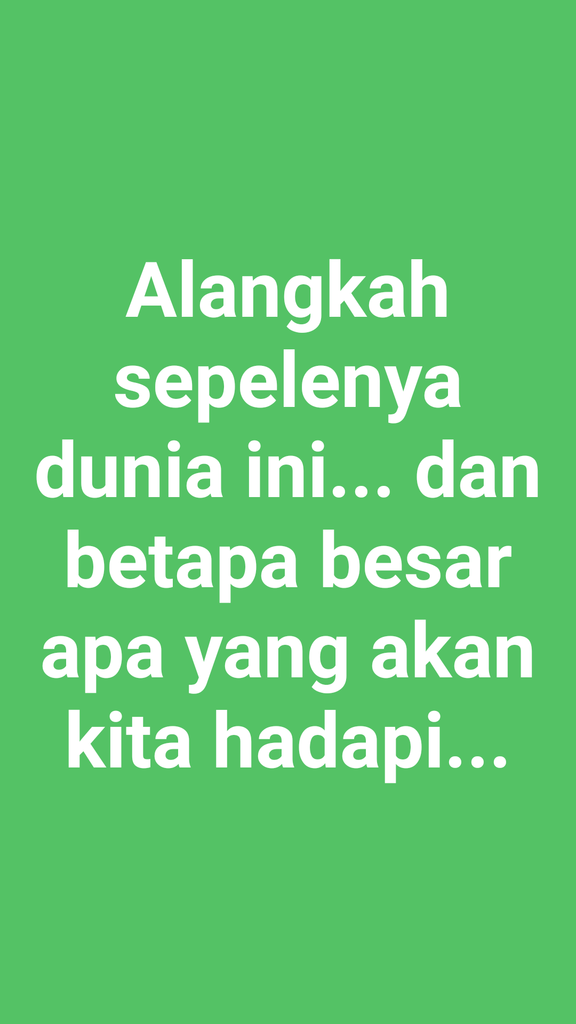Mendapatkan ujian sudah wajar jika masih bernafas