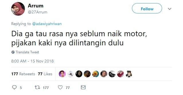 13 Tweet Lucu Buktikan Pacaran Lebih Asyik Pakai Sepeda Motor Daripada Mobil