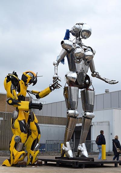 Ini yang Beda Saat Kita Di Pameran Robotik, 'Robot Love' Belanda