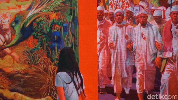 Ada Lukisan Rizieq Shihab di Pameran Seni Brisbane