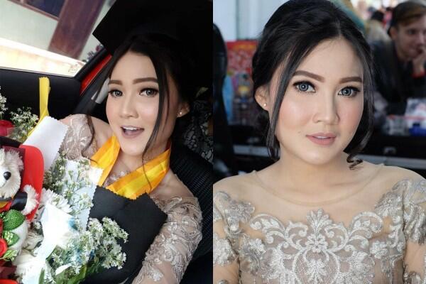 Cerdas, 10 Potret Keren Biduan Koplo Nella Kharisma saat Wisuda