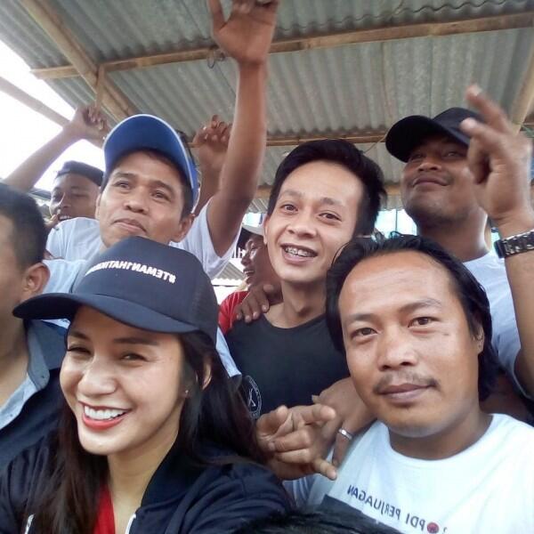 10 Gaya Kirana Larasati jadi Politisi, Bertemu Jokowi hingga Blusukan