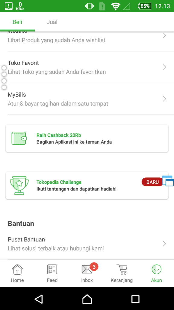 Lumayan gan, dapet 1 juta Free dari Tokopedia tanpa berjualan