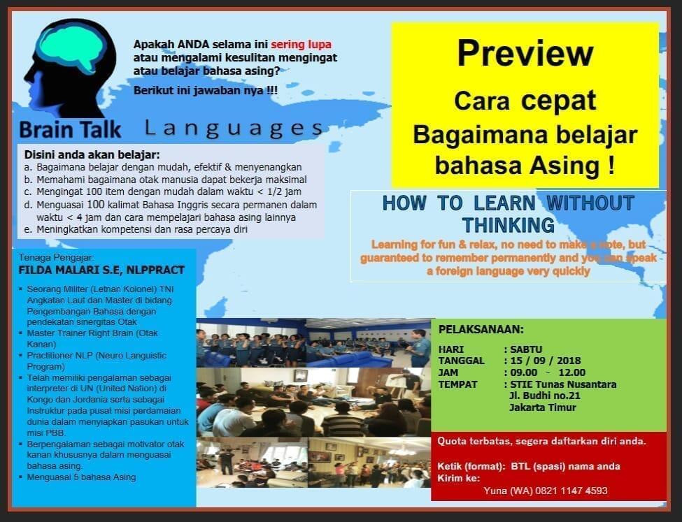 Lowongan Kerja Tenaga Marketing / Trainer