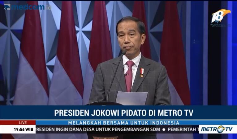 Jokowi: Selamat Ulang Tahun Metro TV