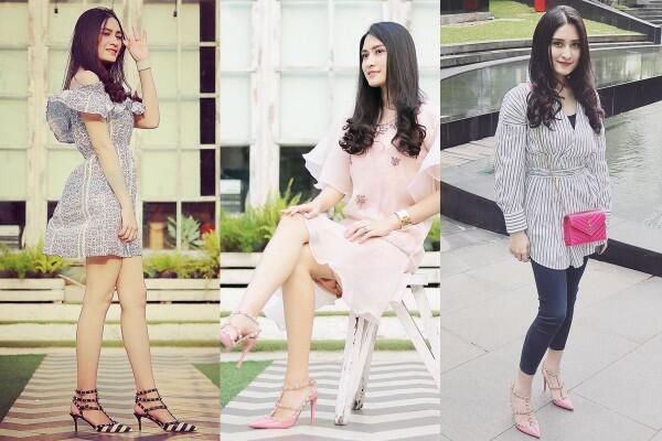 10 Outfit Simpel Elegan ala Angbeen Rishi, Calon Istri Adly Fairuz