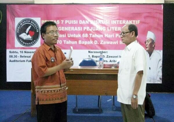 Forum Aktif Menulis: Budayakan Pemuda Ekspresikan Diri Lewat Tulisan