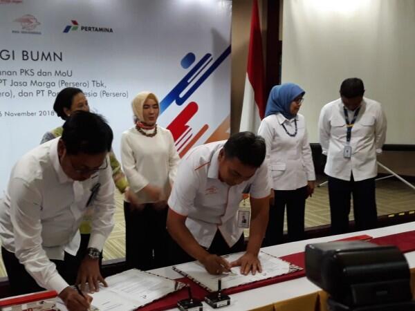 Pertamina Gandeng Jasa Marga, Ini Bentuk Kerja Sama Mereka