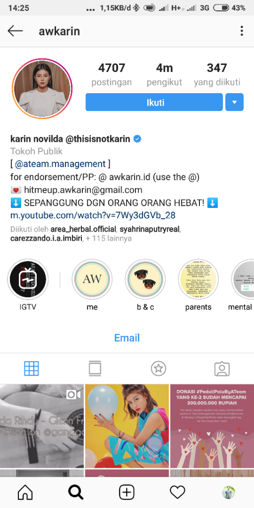 5 Top Selebgram Cantik Dan Ngehits Yang Bikin Halu!!