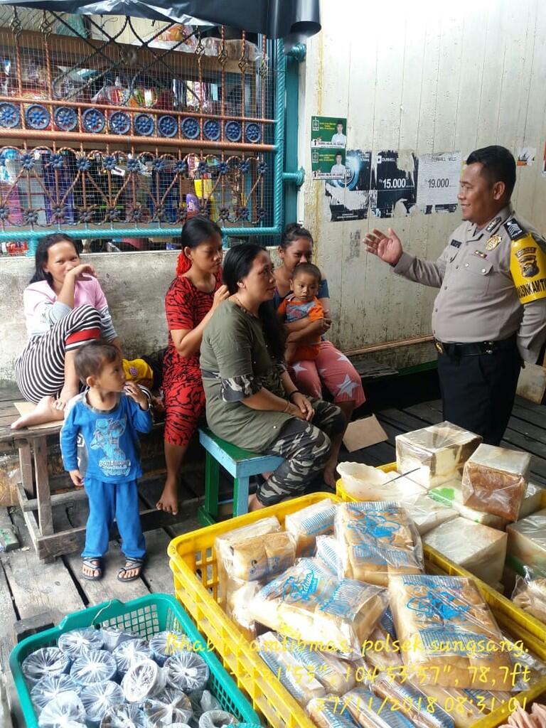 Reuni 212, Bhabinkamtibmas Polsek Sungsang Imbau Masyarakat Tidak Ikut