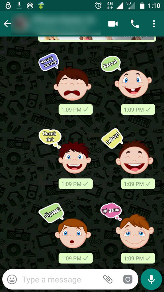 Stiker WhatsApp TerGaul dan TerLebay Se-Indonesia