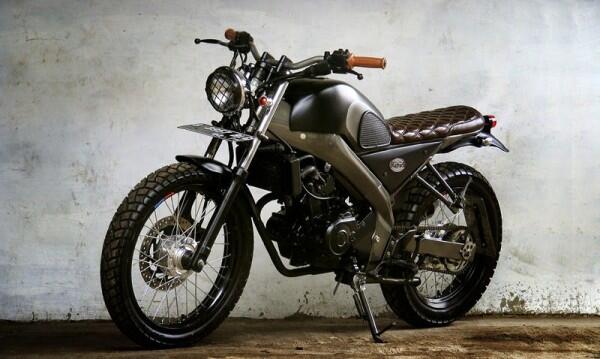 Melirik 5 Motor Tracker Karya Katros Garage, Builder Chopper Jokowi